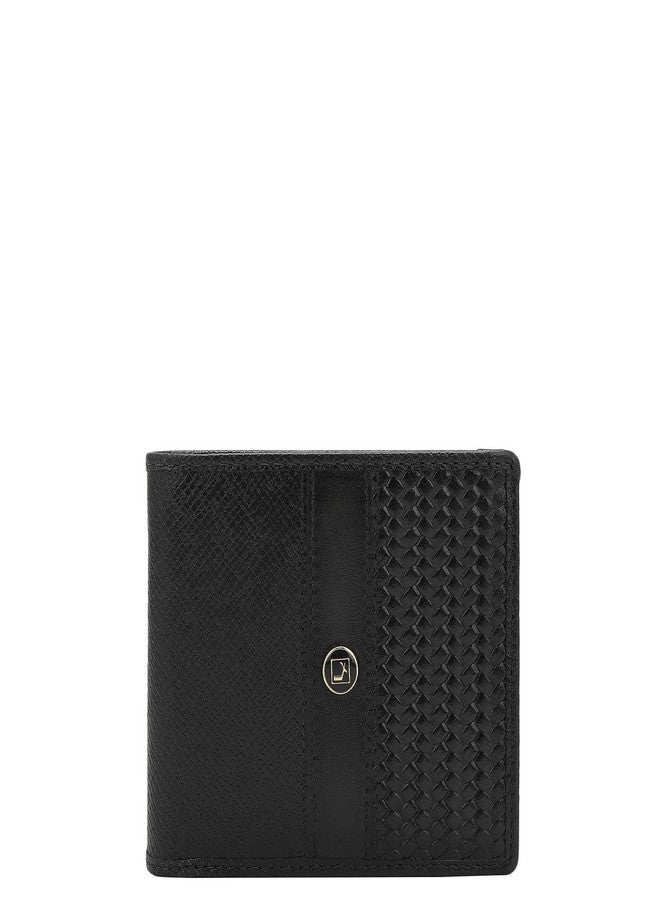Da Milano RFID Protected Leather Wallet for Men with Card Slot - Black - Image 1